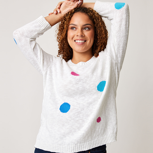A FERRETTI 売れ筋商品|||アルベルタ フェレッティ ニット&セーター アウター レディース Sweaters White ALBERTA FERRETTI(アルベルタフェレッティ) ニット・セーター