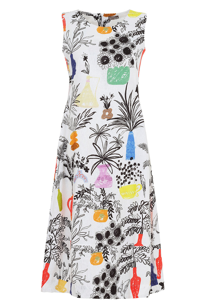 SUMMER BOUQUET DRESS WITH POCKETS