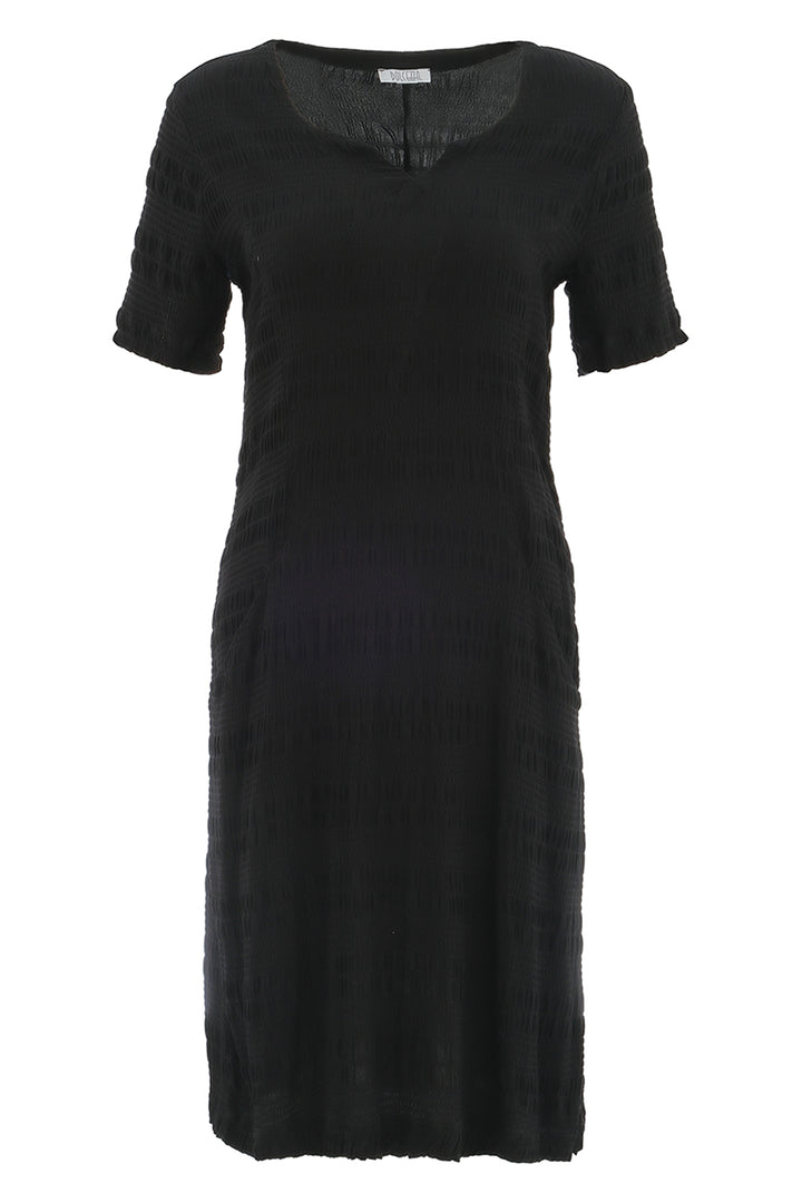 BOARDWALK SS SPLIT NECK DRESS