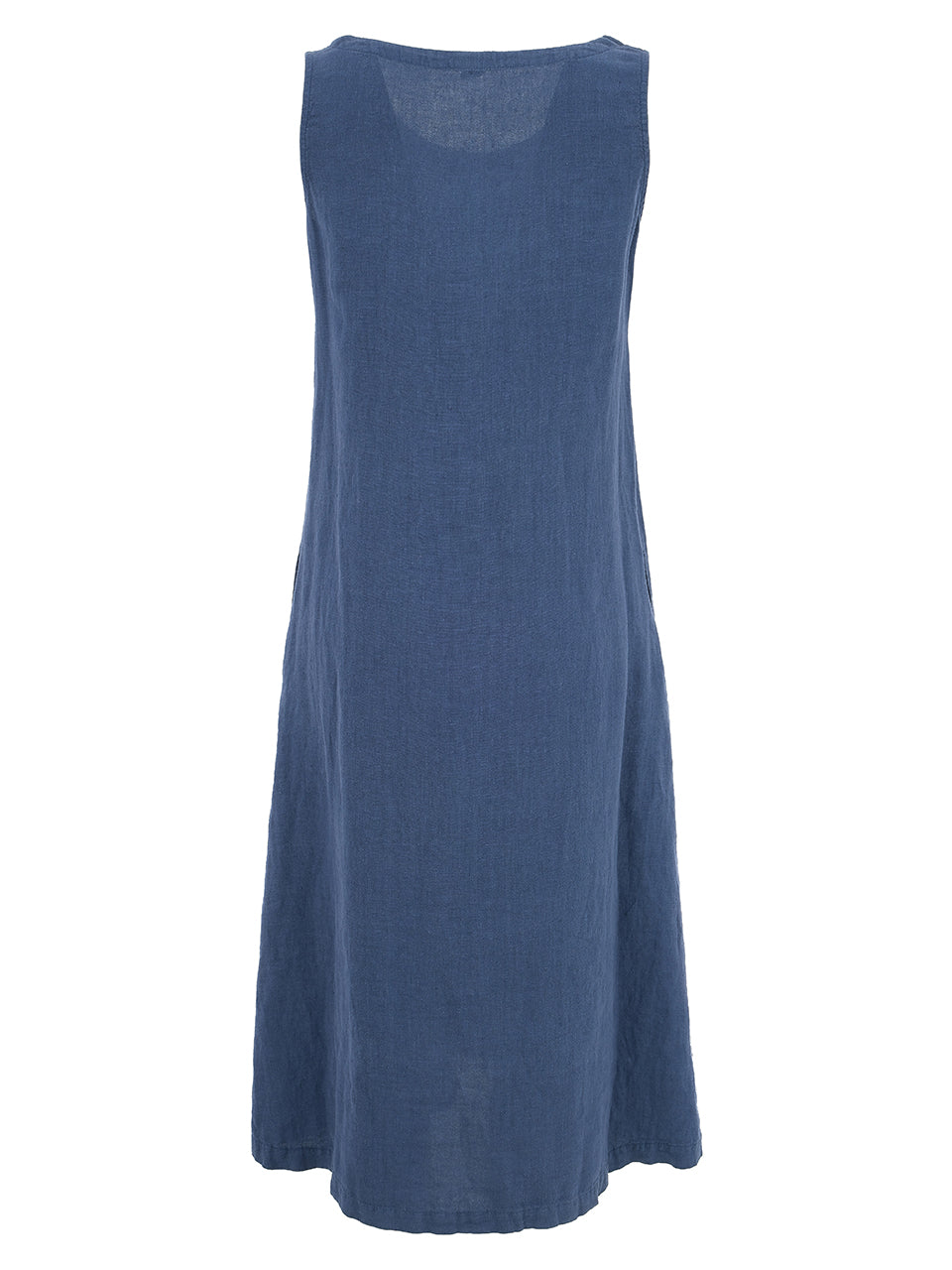 LINEN SLEEVELESS DRESS