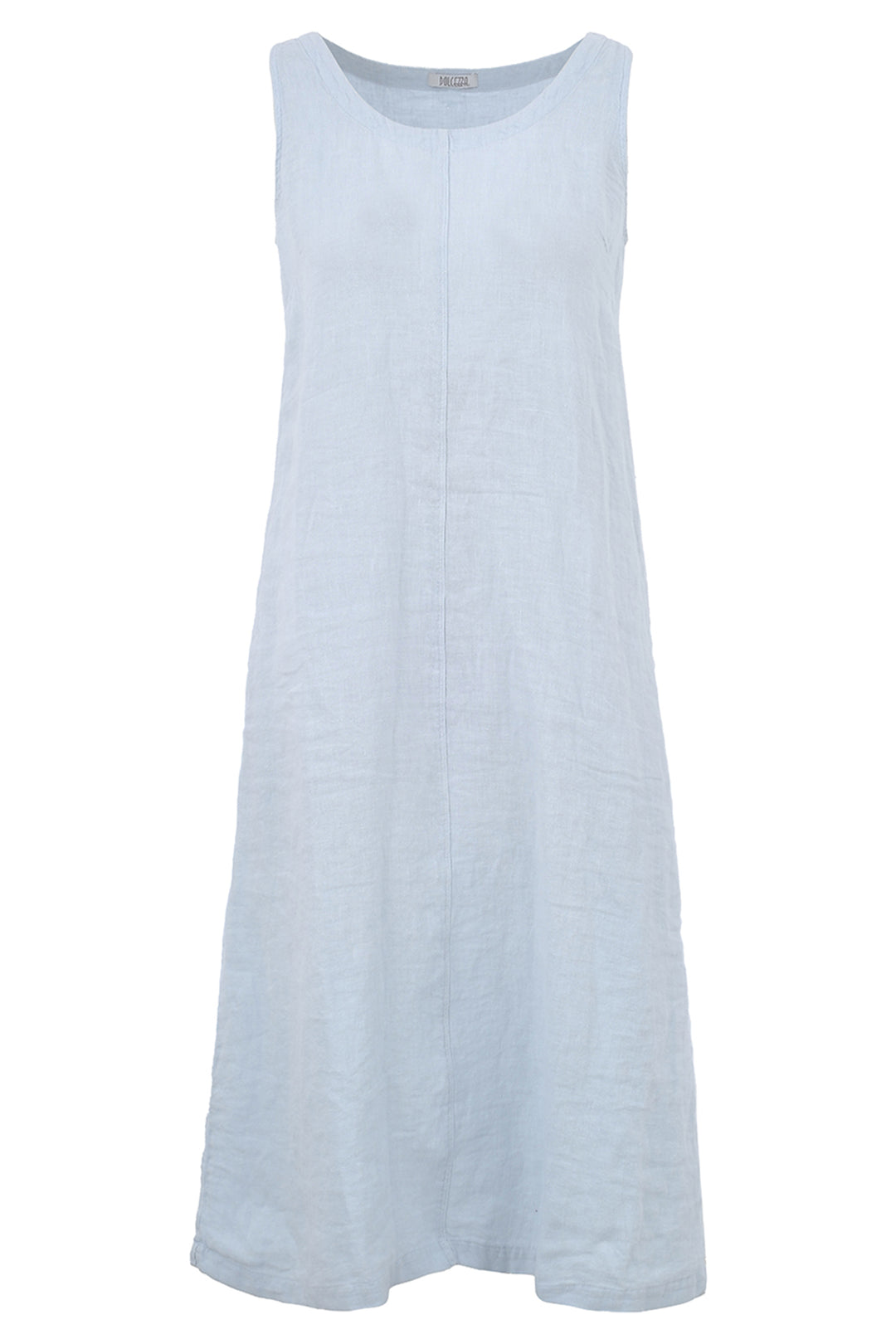 LINEN SLEEVELESS DRESS