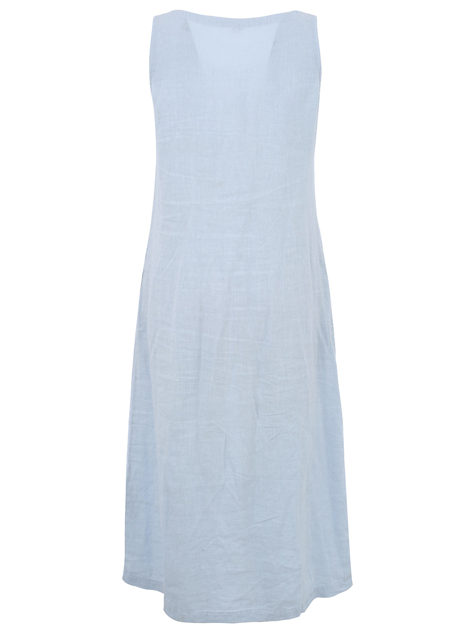 LINEN SLEEVELESS DRESS