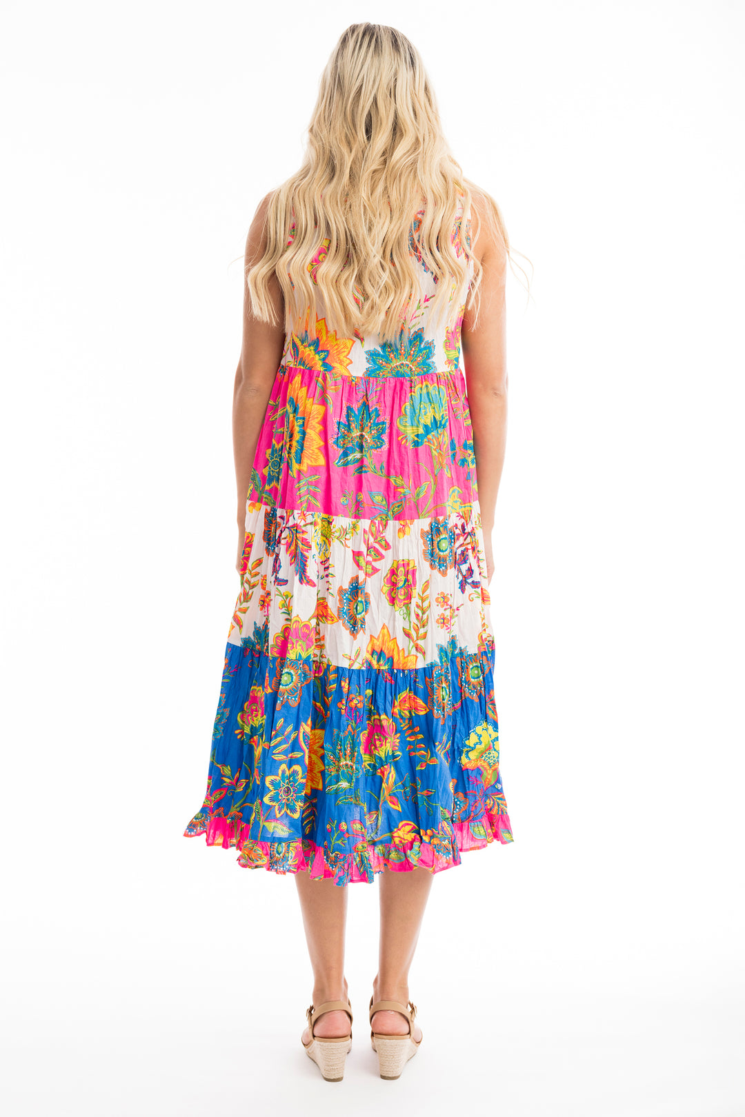 LE MONRE SLEEVELESS BOHO DRESS