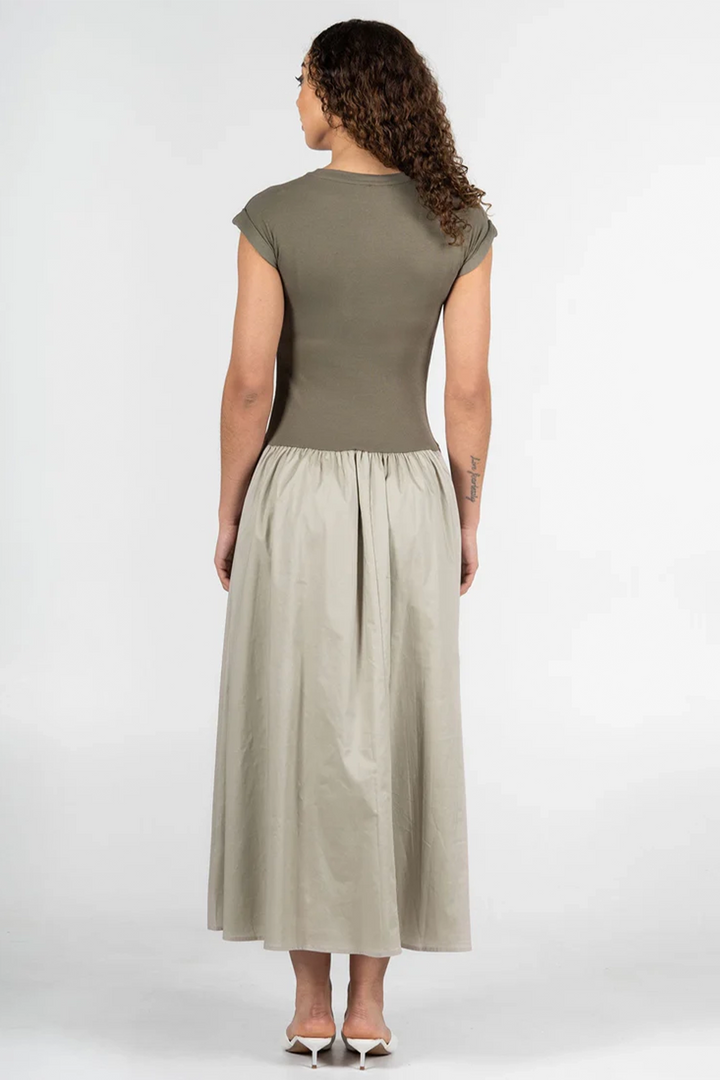 CAP SLEEVE MAXI DRESS