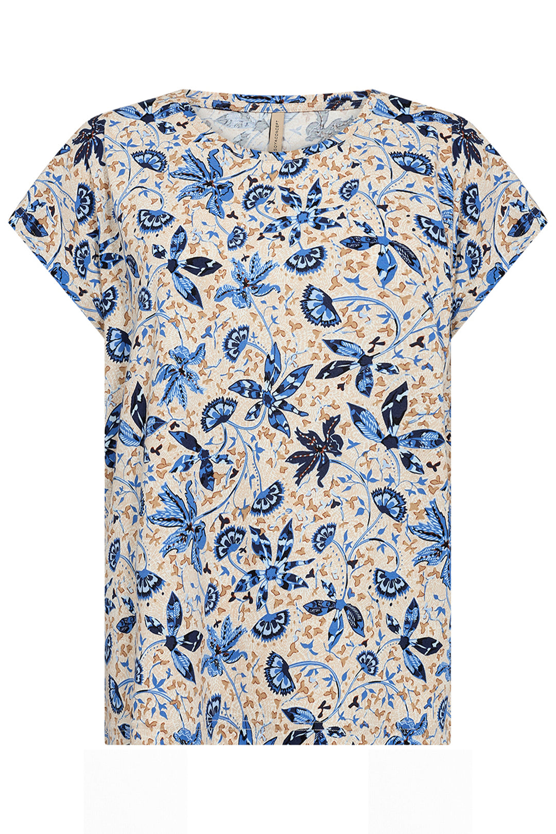 Soya Concept Spring 2025 Add a pop of colour and style to your wardrobe with this versatile, simple and eye-catching piece! It is made with a half and half blend of organic cotton and viscose for a soft and luxe feel.