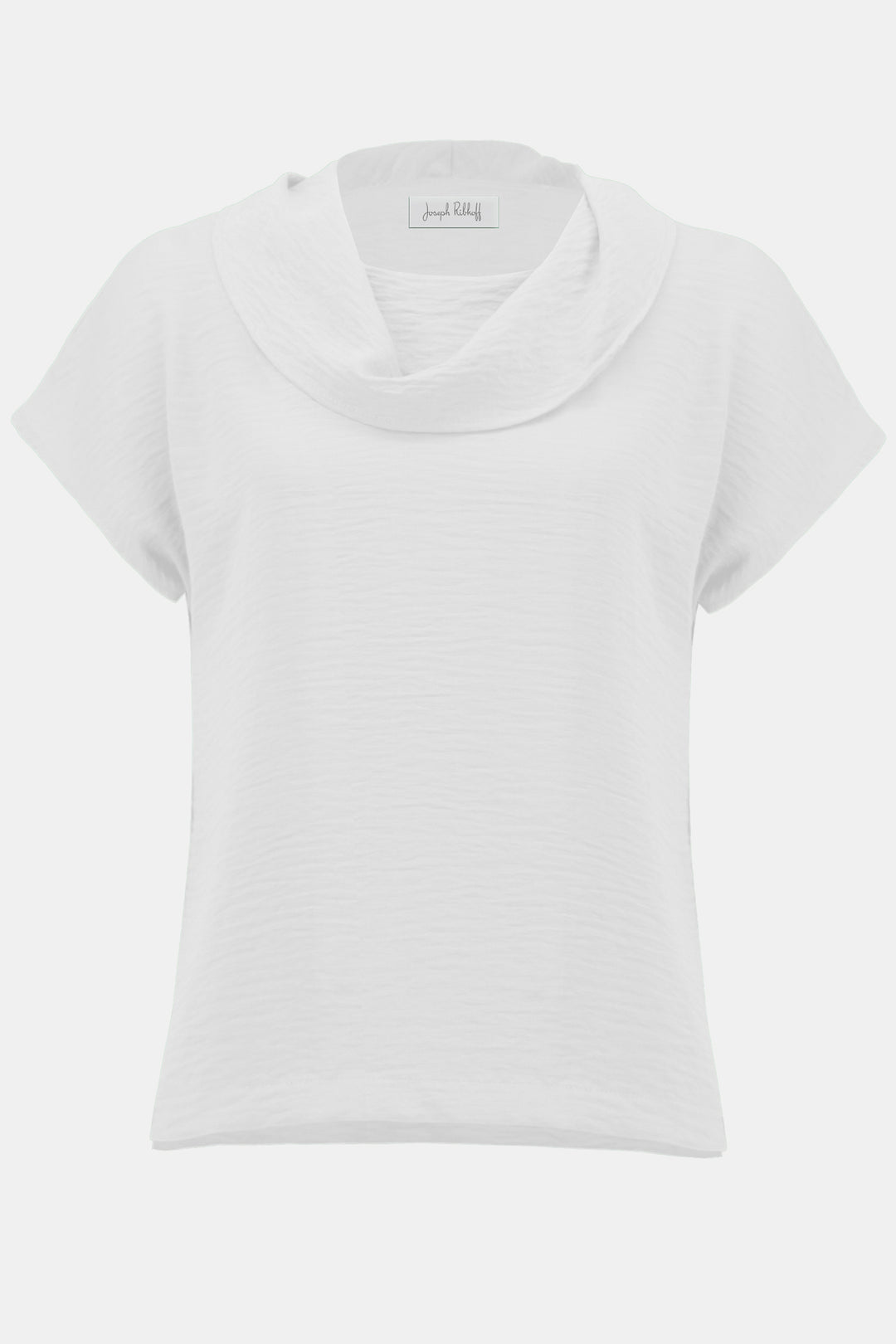 GAUZE COWL NECK TOP