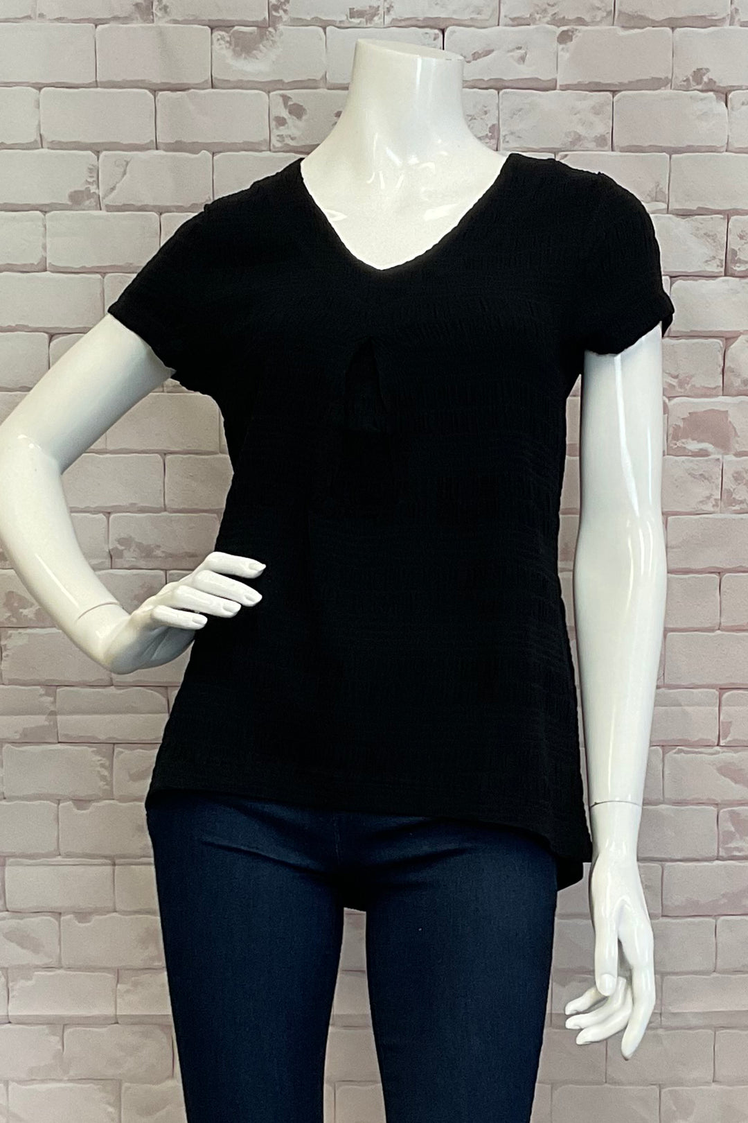 BOARDWALK SS V-NECK TOP