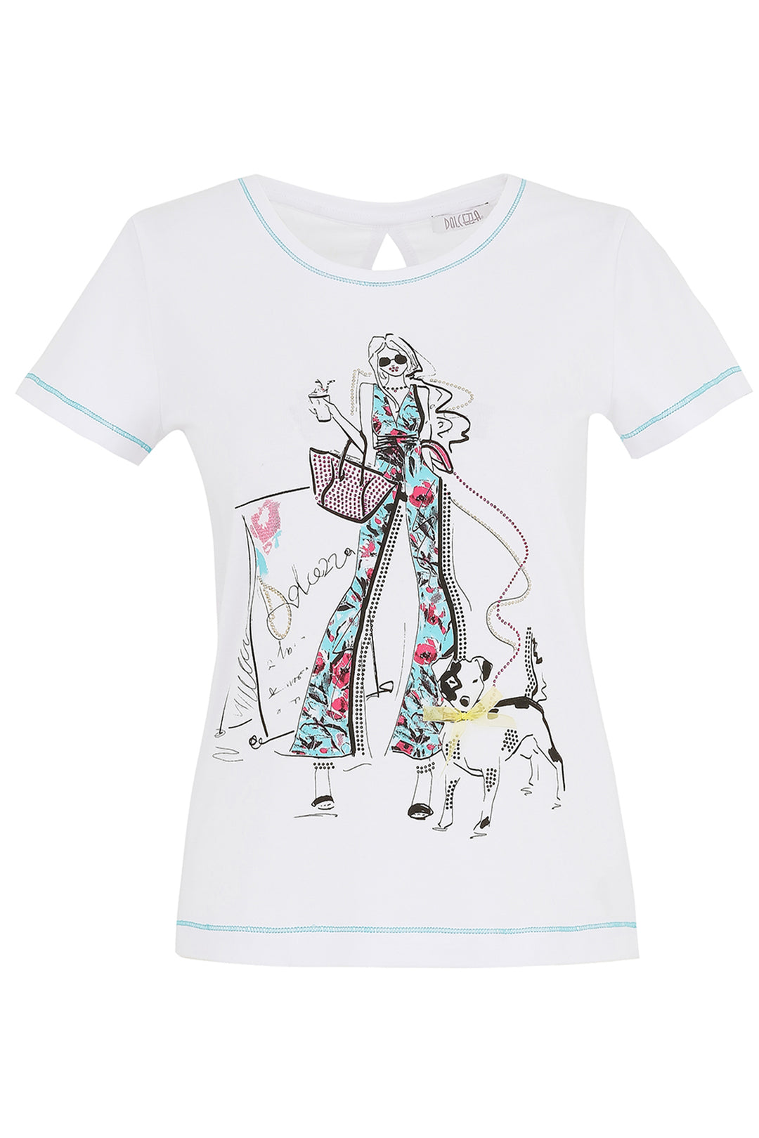 GIRL & DOG PRINT TEE