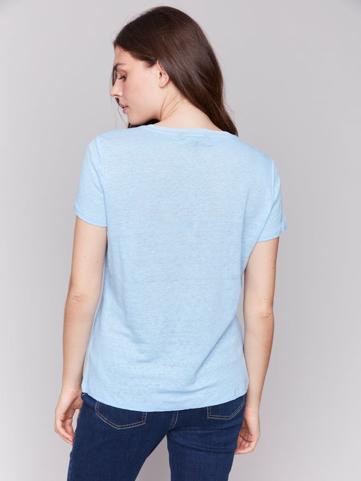 BLUEBELL V-NECK TEE