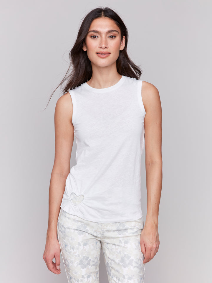TANK TOP WITH HEART CUT OUT