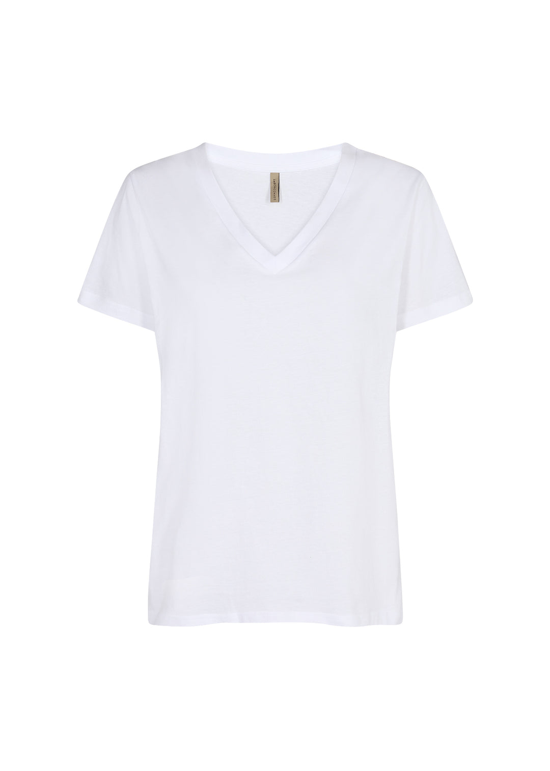 COTTON V-NECK TEE