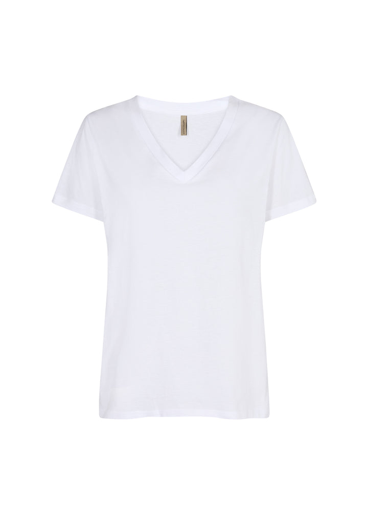 COTTON V-NECK TEE