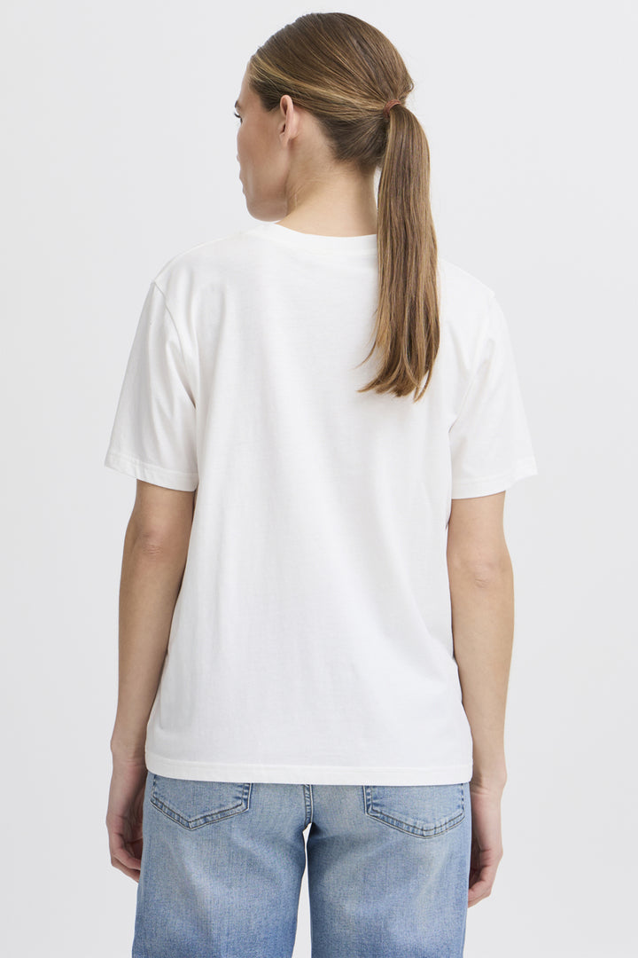 CLOUD DANCER TEE WITH FLOWERS
