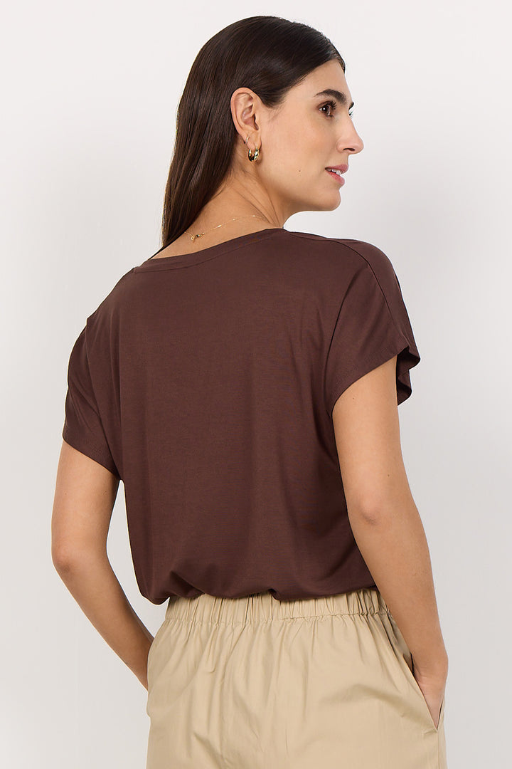 LYOCELL V-NECK TEE