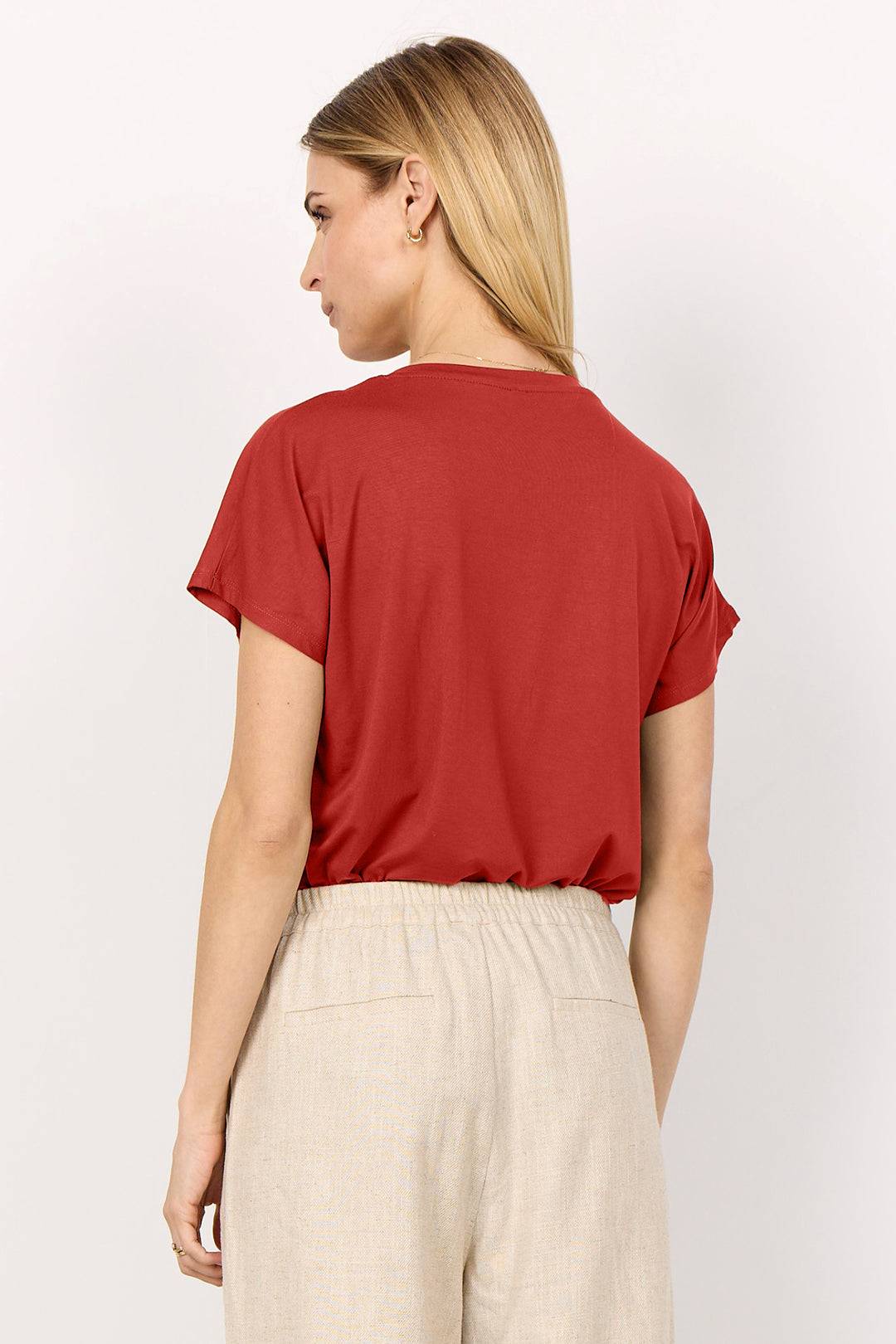 LYOCELL V-NECK TEE