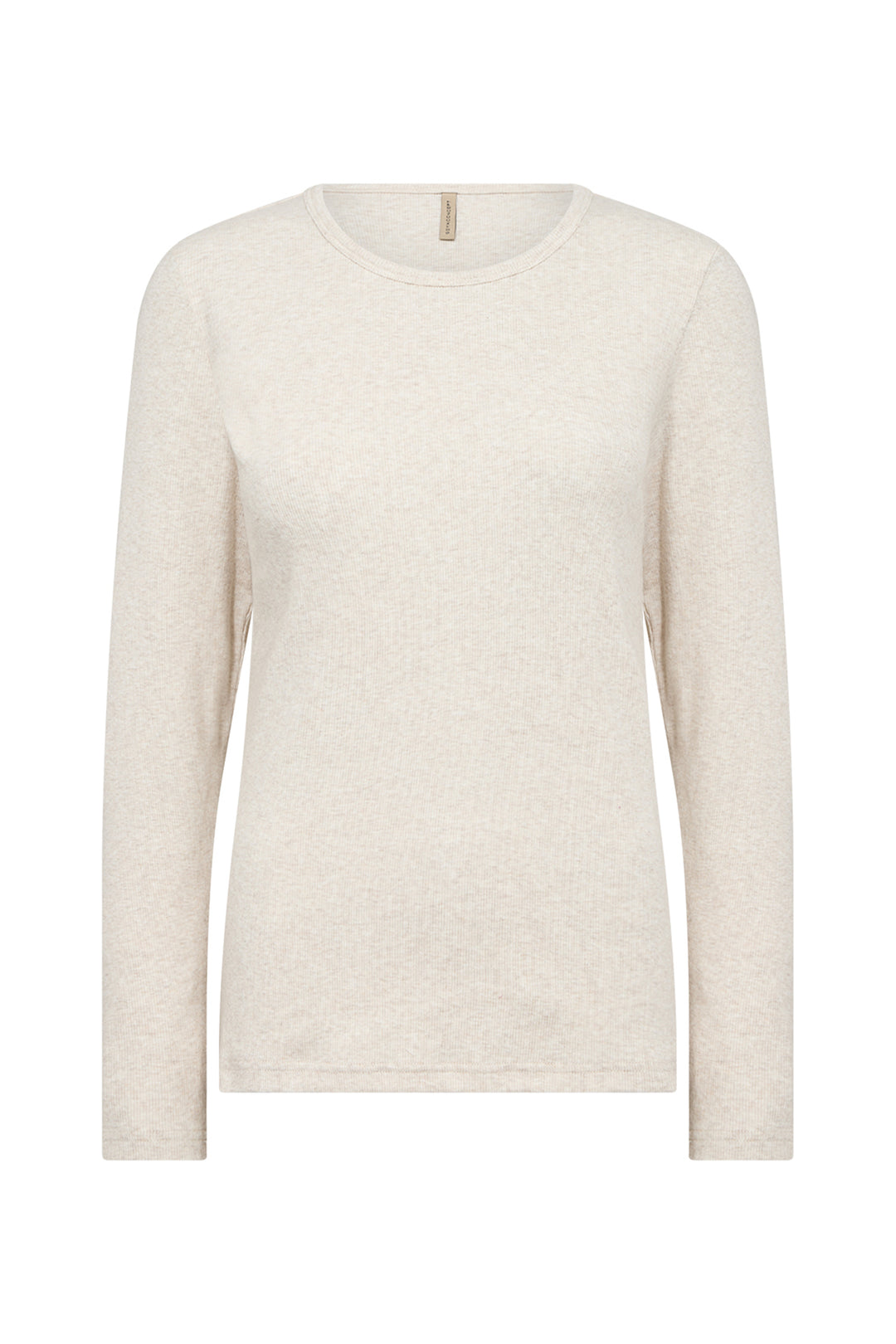Soya Concept Fall 2025 
This long-sleeve tee features a round neckline and a simple, casual design crafted from an organic cotton blend. 