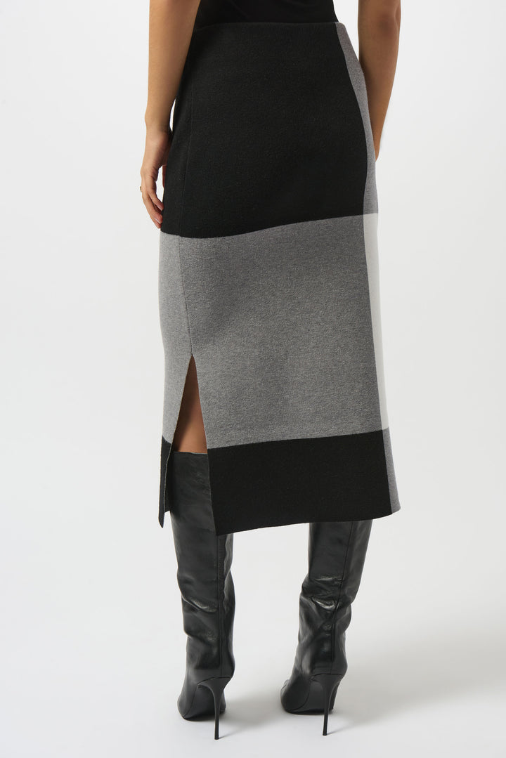 COLOURBLOCK KNIT SKIRT