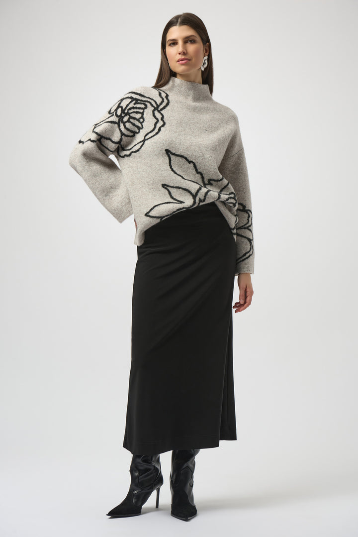 BLACK MAXI SKIRT