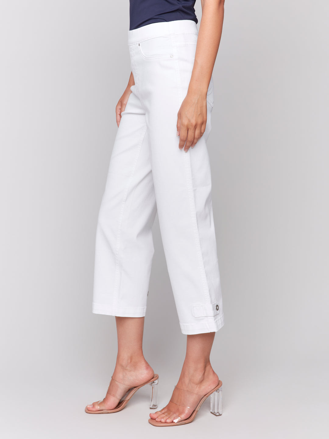 PETAL CROP PANT WITH TAB HEM