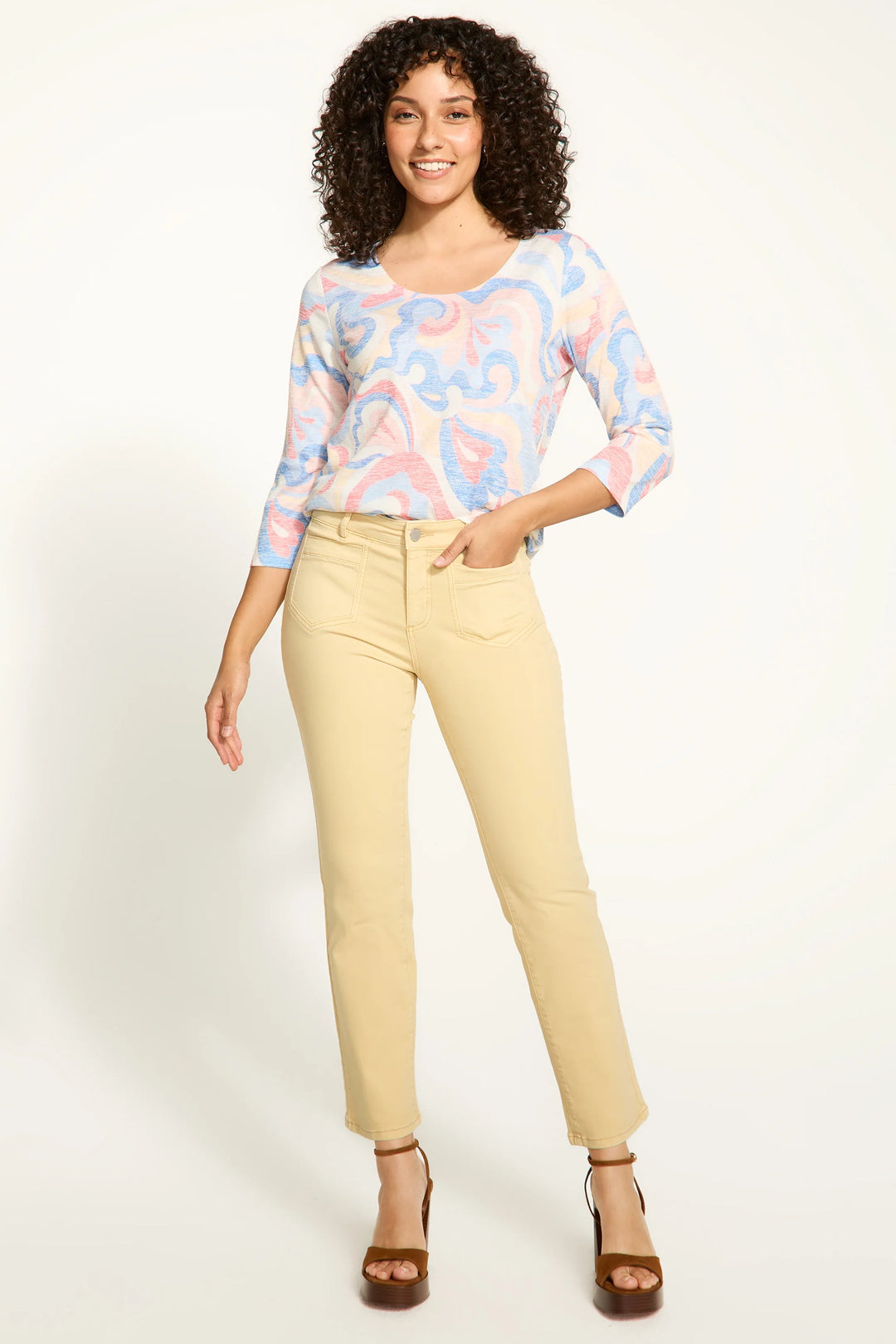 CHRISTINA STRAIGHT ANKLE JEANS