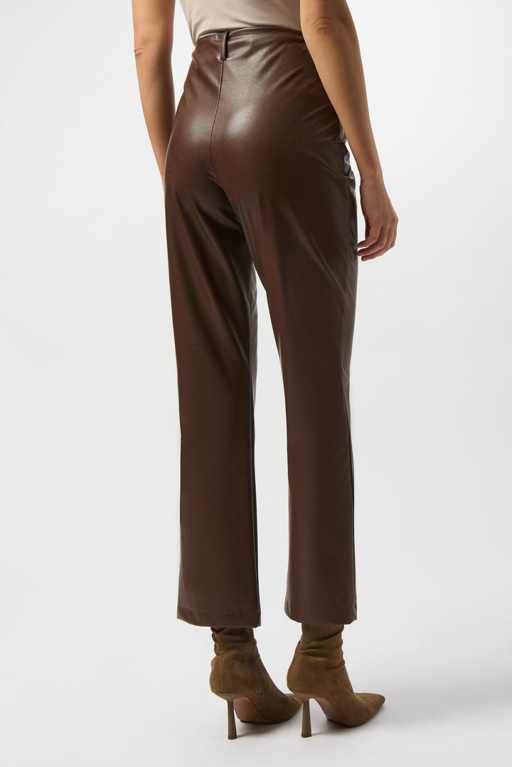 PLEATHER WIDE LEG PANT