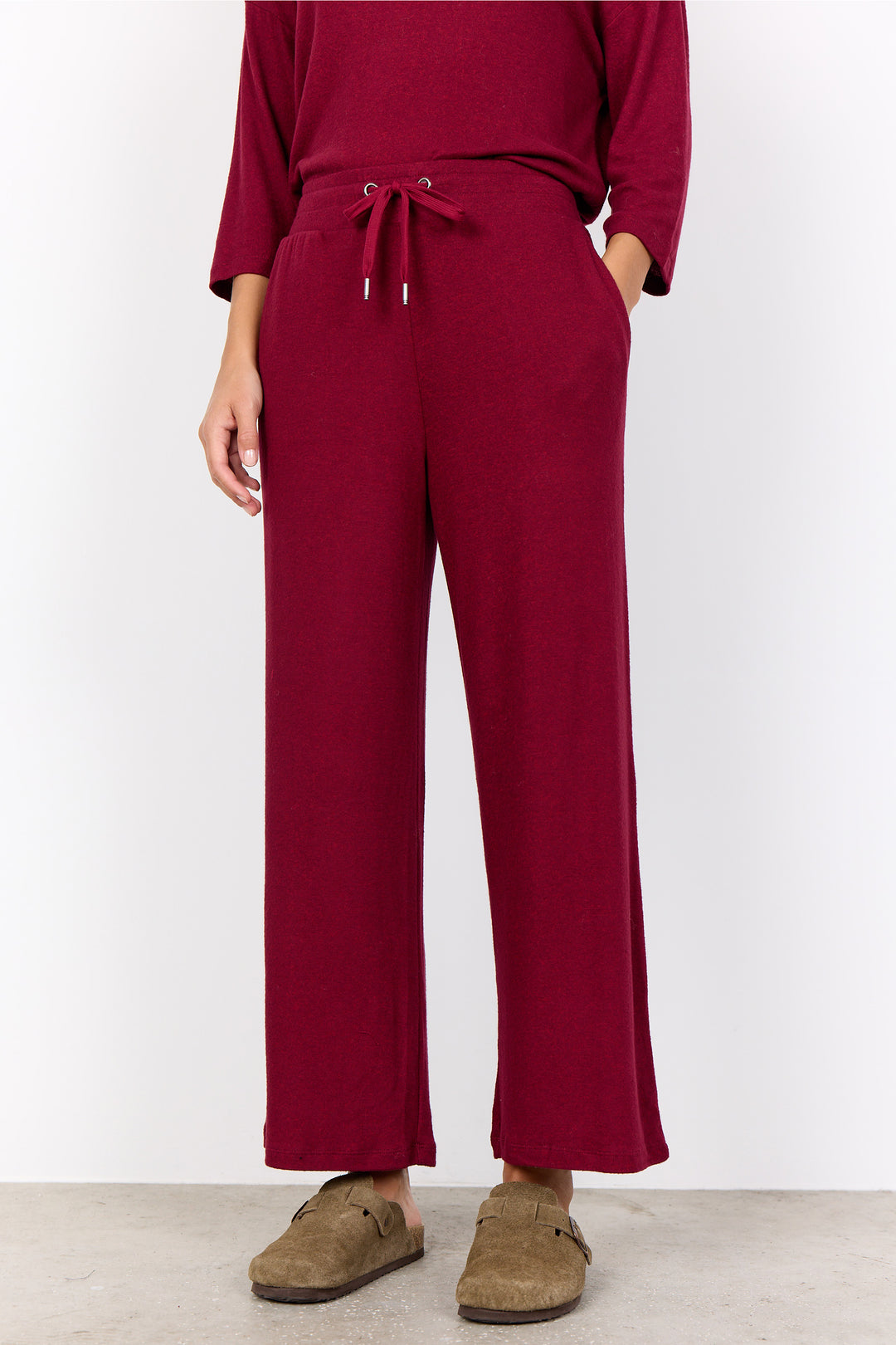 DRAWSTRING KNIT PANT