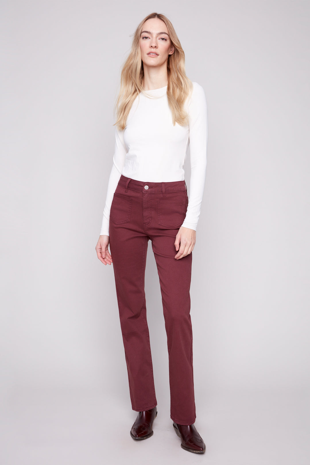 PATCH POCKET FLARE JEAN