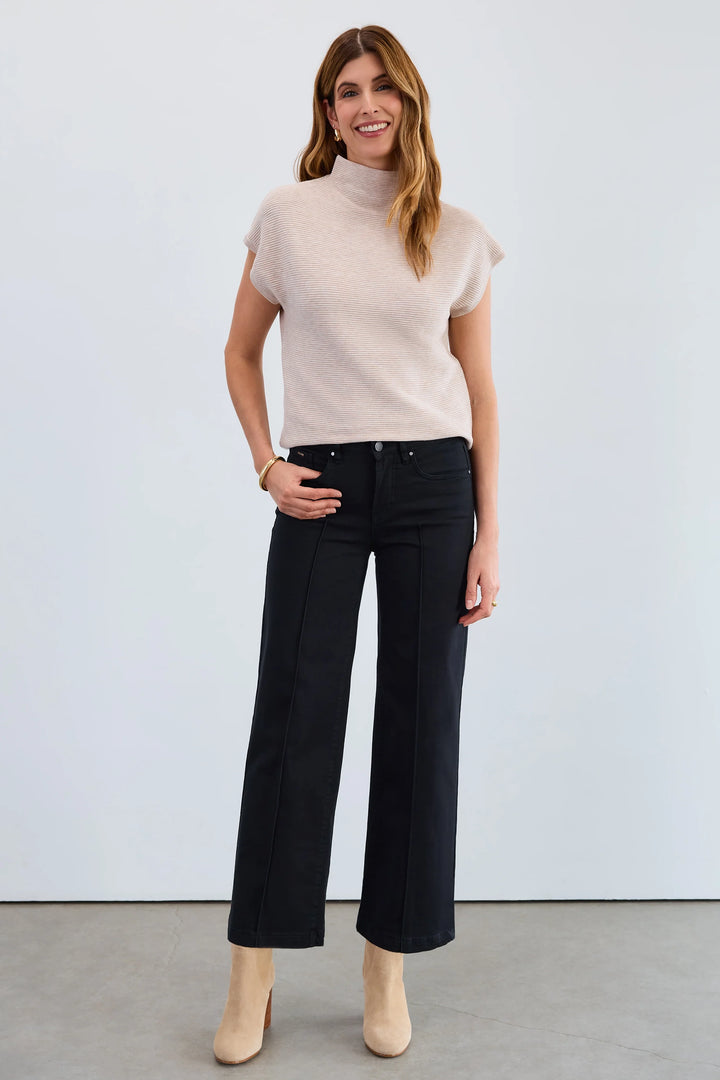 BLACK OLIVIA WIDE LEG