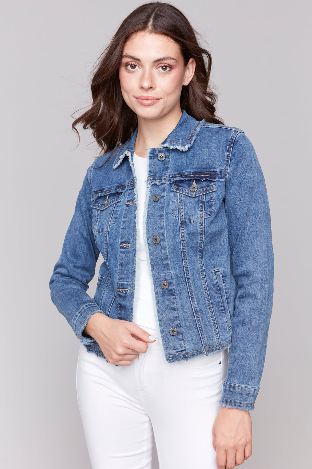 FRINGE JEAN JACKET