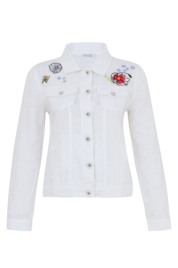 SUMMER BOUQUET WHITE SIGNATURE JACKET