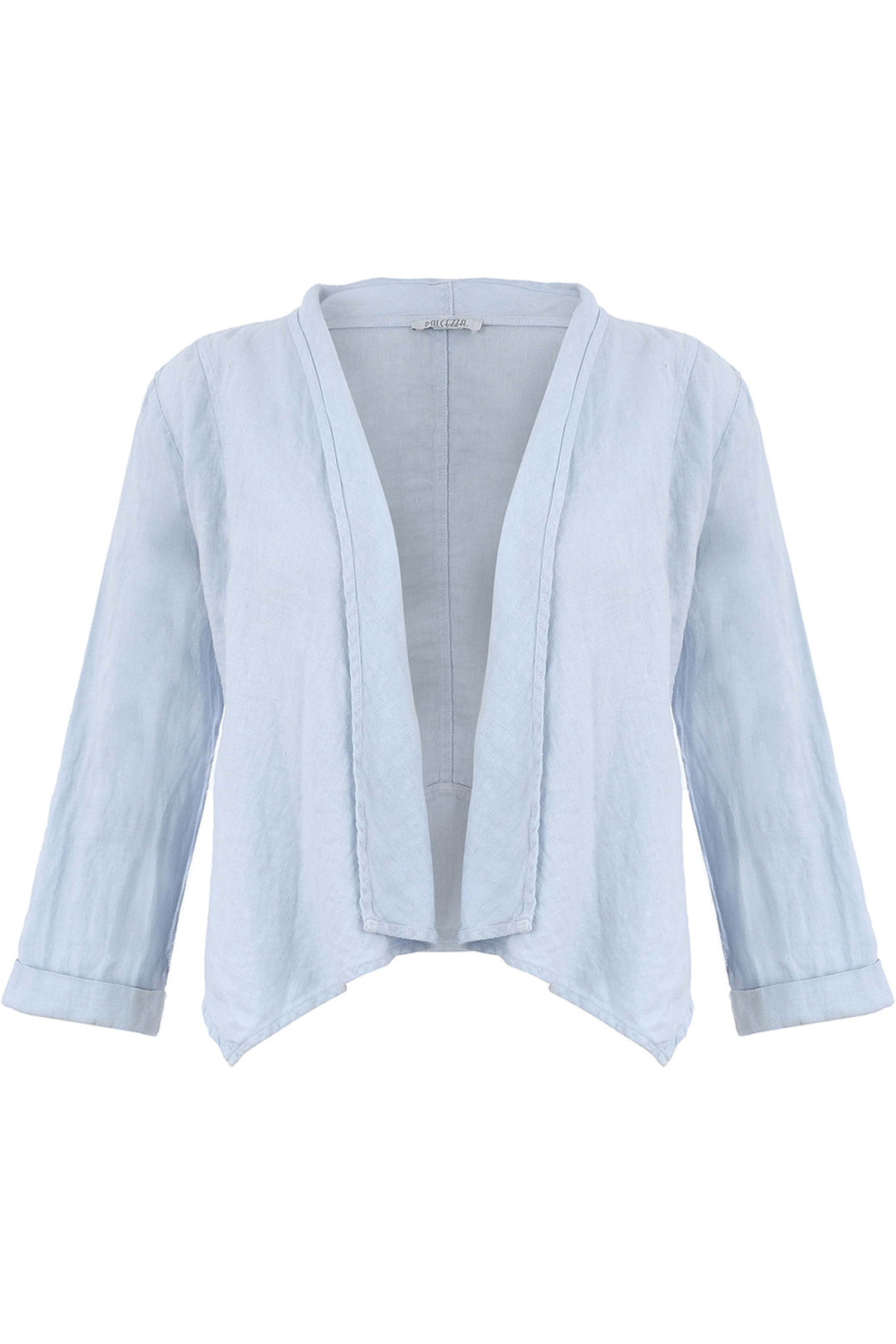 LINEN CROP CARDI