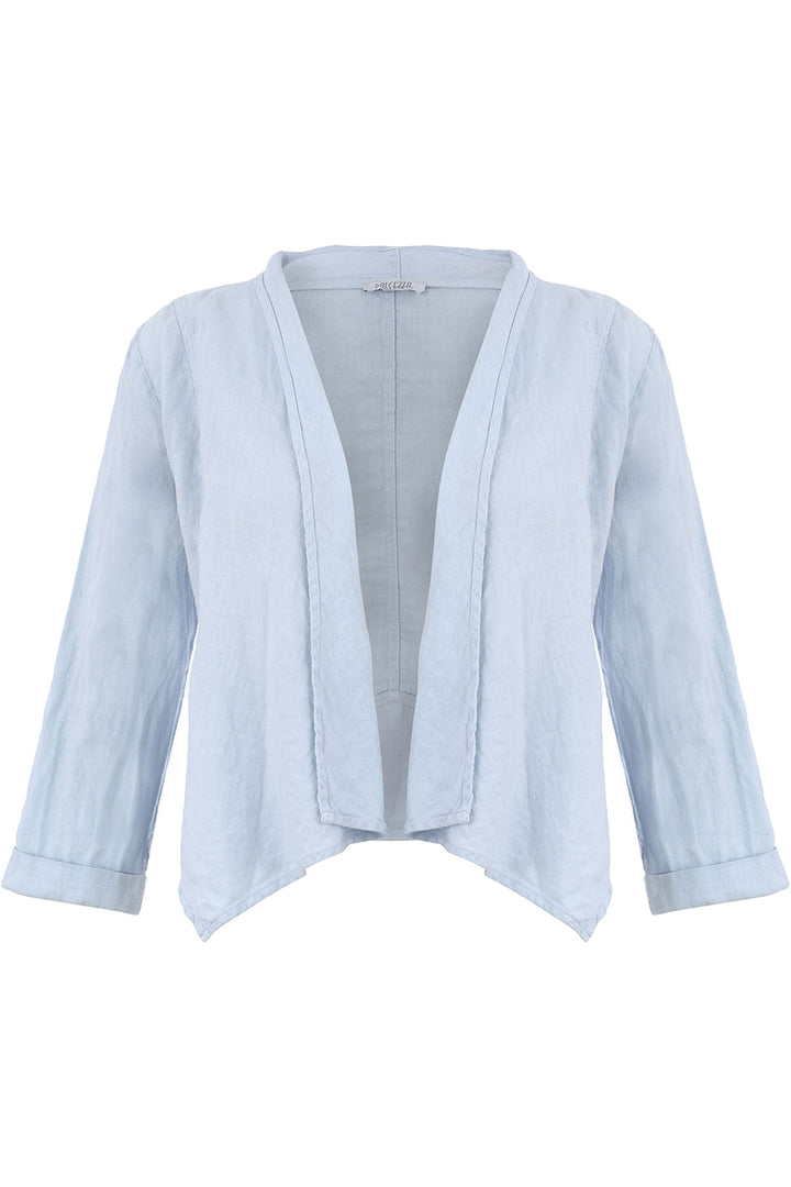 LINEN CROP CARDI