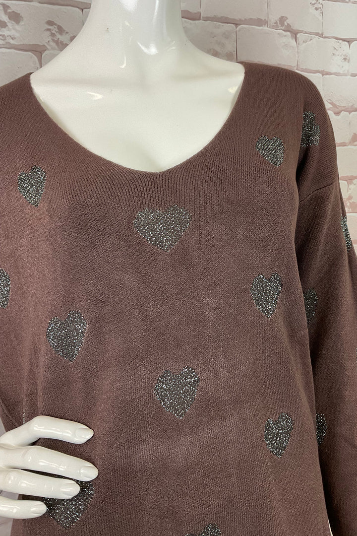 DOLMAN TOP WITH HEARTS