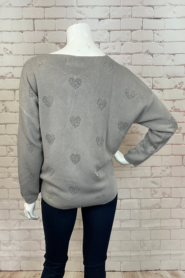 DOLMAN TOP WITH HEARTS