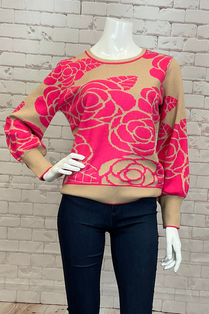 FLORAL LS TOP