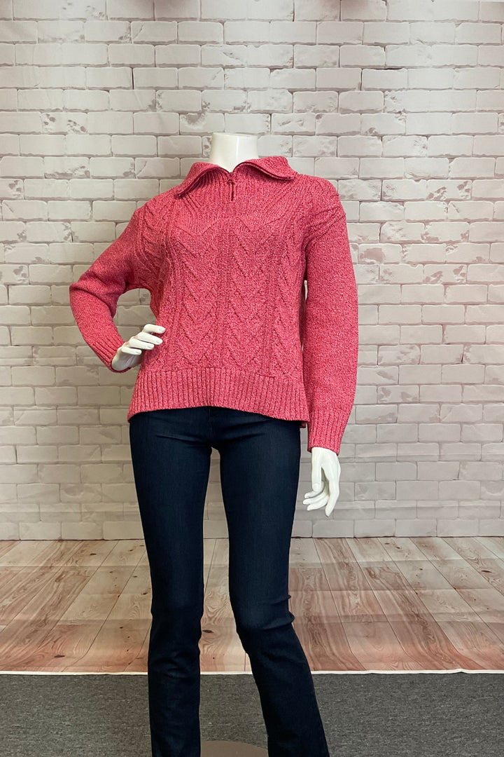 JENNY 1/4 ZIP SWEATER