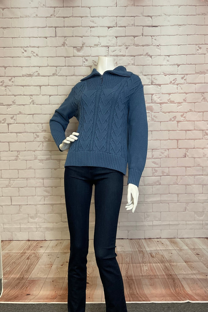 JENNY 1/4 ZIP SWEATER