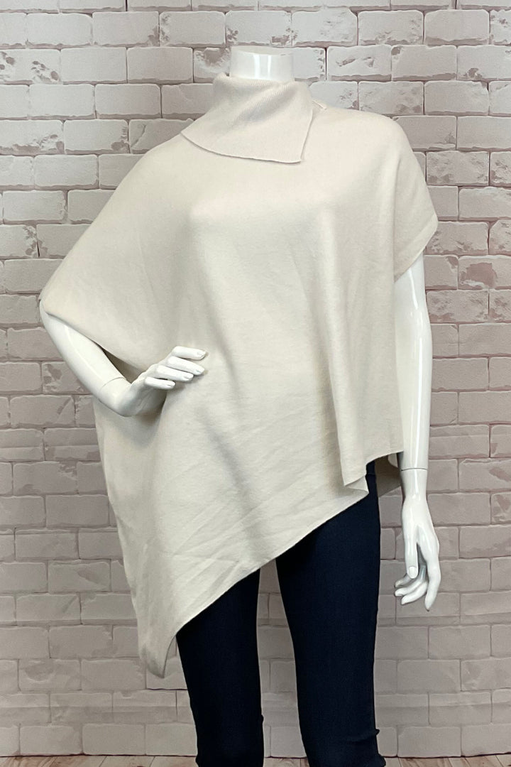 T-NECK PONCHO TOP