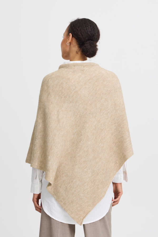 CEMENT MELANGE PONCHO