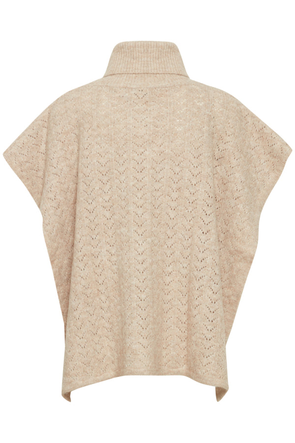 POINTELLE T-NECK PONCHO