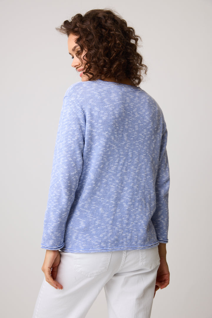 WILLOW TEXTURED CREW TOP