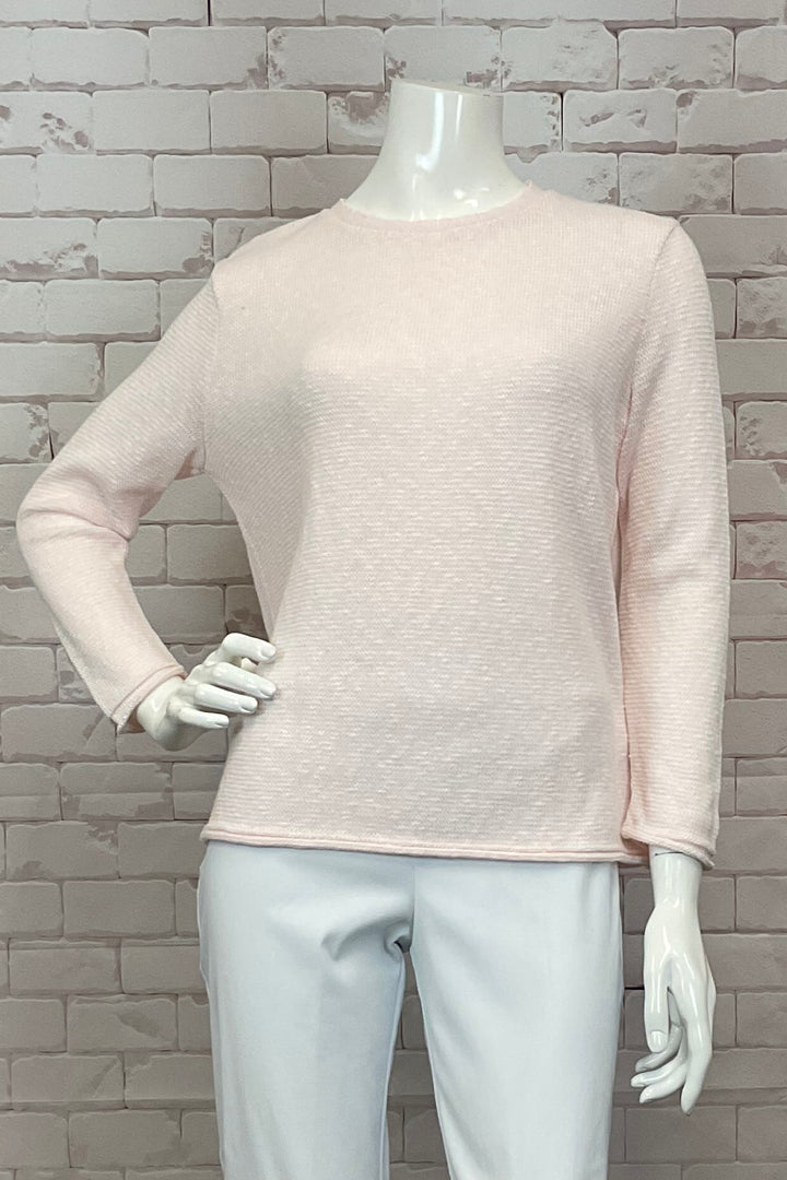 WILLOW TEXTURED CREW TOP