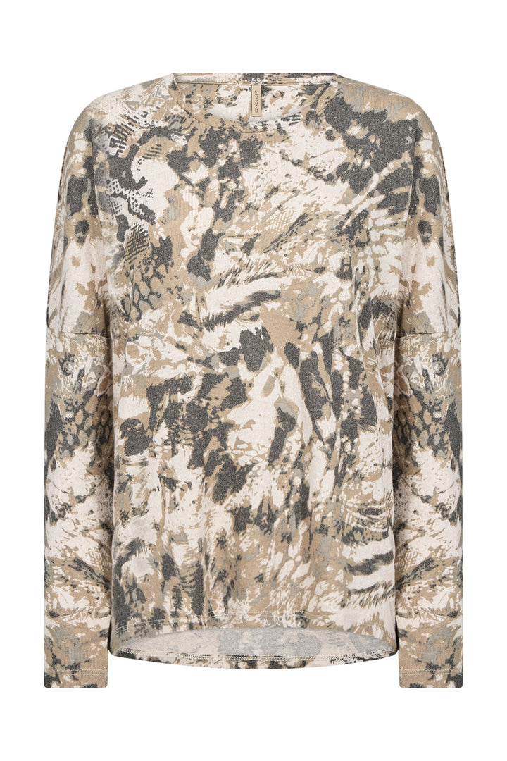 SOYA CONCEPT Fall 2025  It has a round neckline and long sleeves and is a comfortable and slightly loose fit. Wear it many ways! 