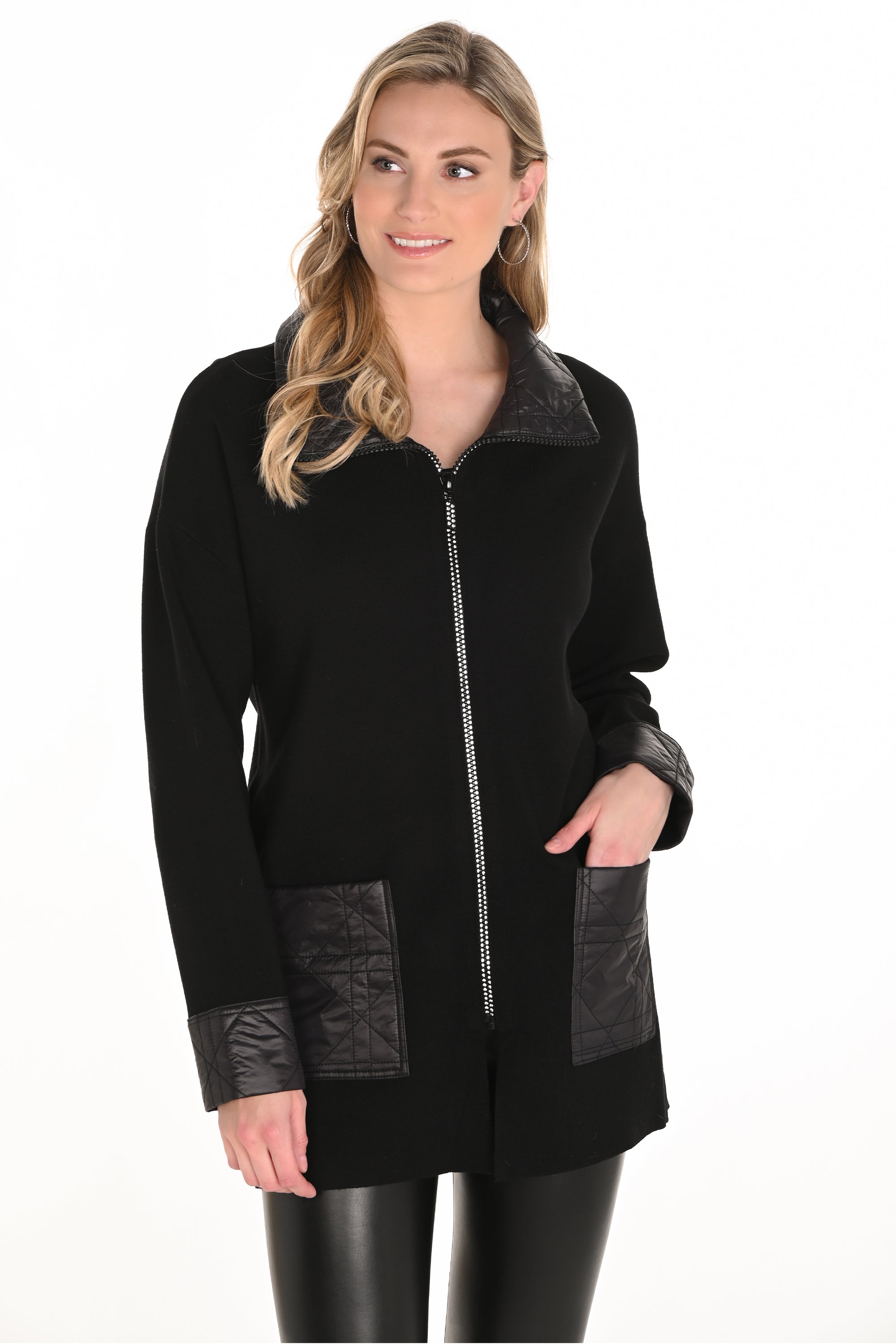 アンリアン　Light jacket Textured Silk Weave Jacket | EILEEN FISHER