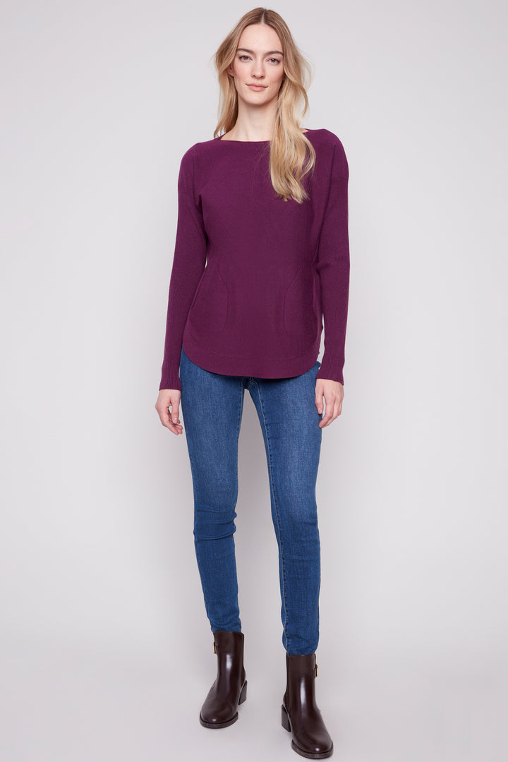 LS TOP WITH BACK EYELETS
