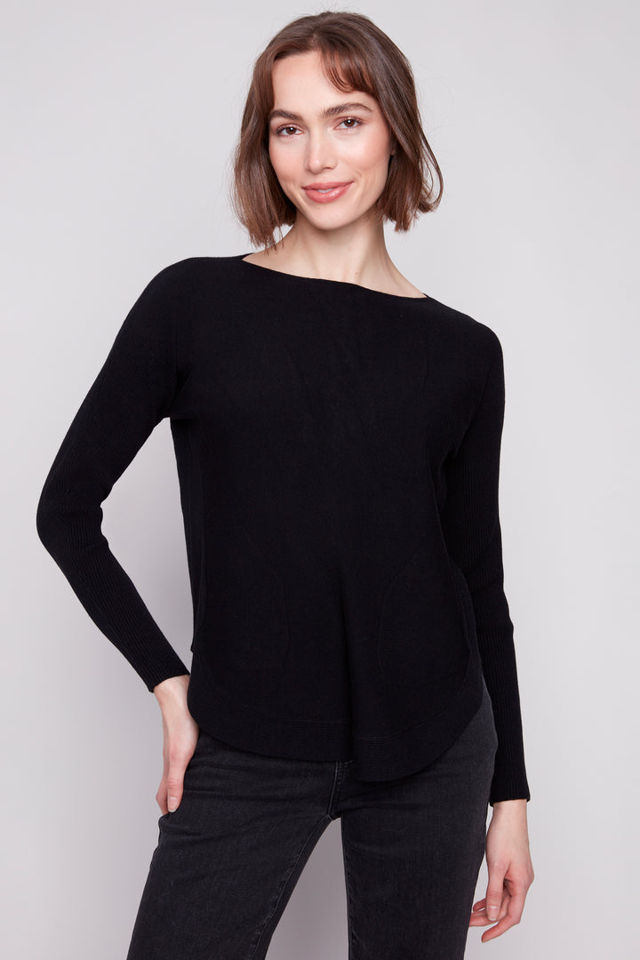 LS TOP WITH BACK EYELETS