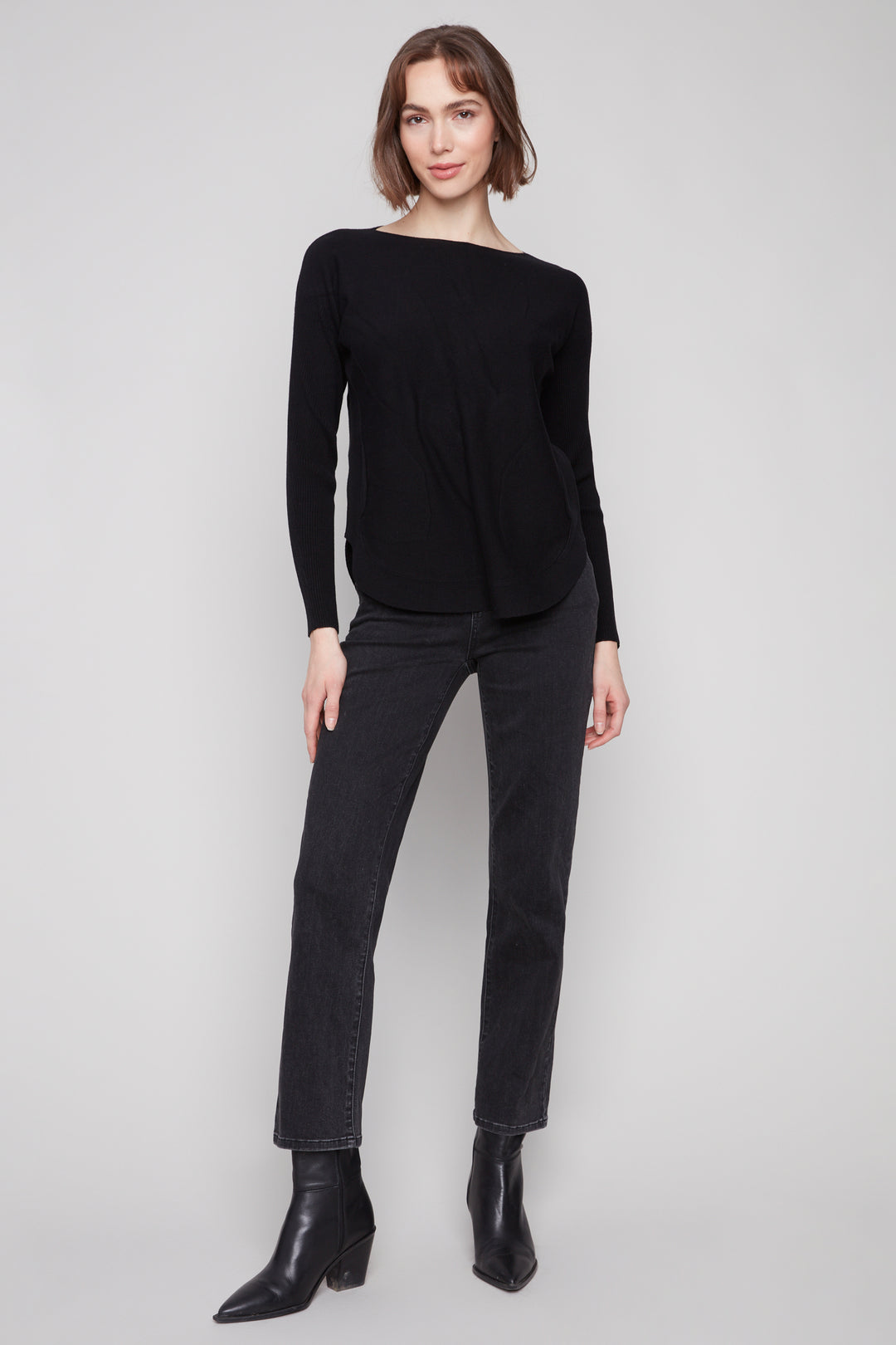 LS TOP WITH BACK EYELETS