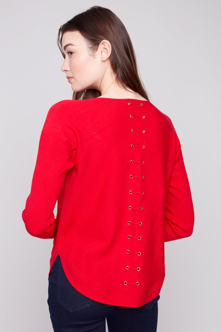 LS TOP WITH BACK EYELETS