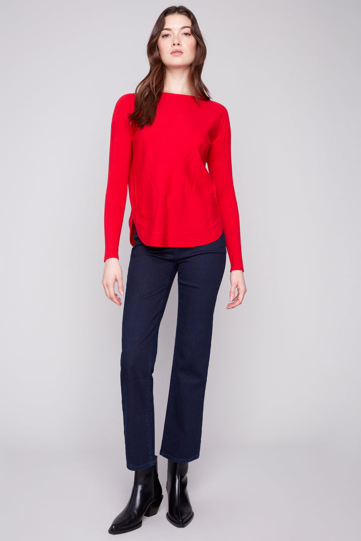 LS TOP WITH BACK EYELETS
