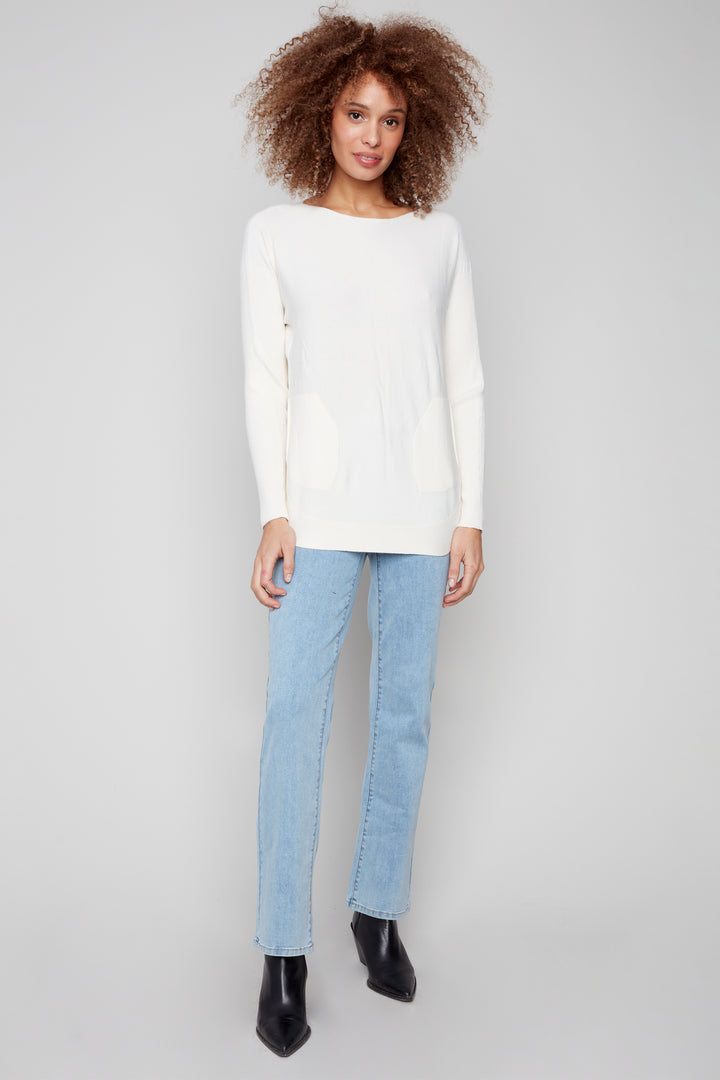 LS TOP WITH BACK EYELETS